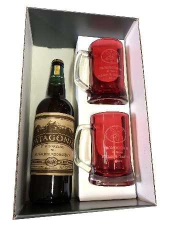 Set de chopps de cerveza Set grabado